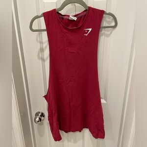 Gymshark Red Muscle Tee